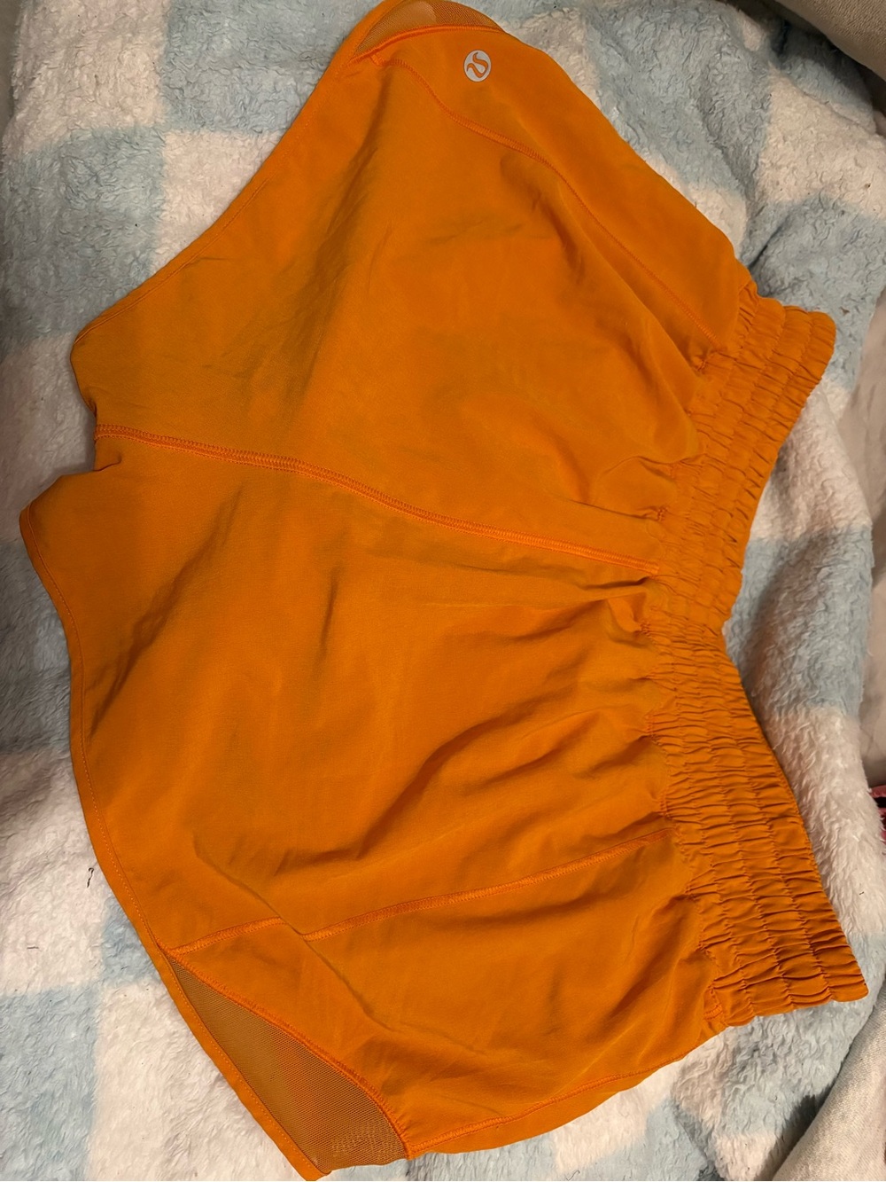 lululemon athletica Bright Orange Athletic Shorts